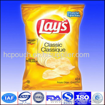 Plastic Potato Chips Bag 